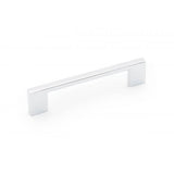 RK International - 96mm c/c Square Box Rail Bar Pull - Polished Chrome