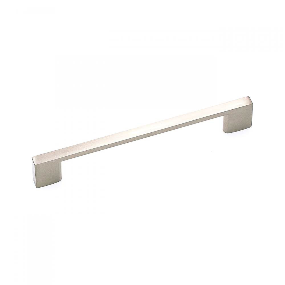 RK International - 128mm c/c Square Box Rail Bar Pull - Satin Nickel