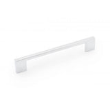 RK International - 128mm c/c Square Box Rail Bar Pull - Polished Chrome