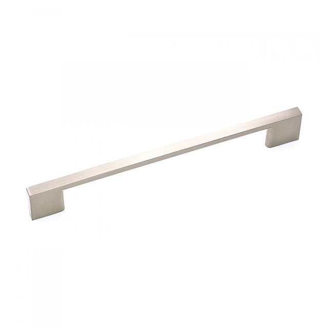 RK International - 160mm c/c Square Box Rail Bar Pull - Satin Nickel