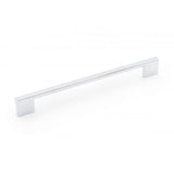 RK International - 192mm c/c Square Box Rail Bar Pull - Polished Chrome