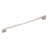 RK International - 256mm c/c Square Box Rail Bar Pull - Satin Nickel