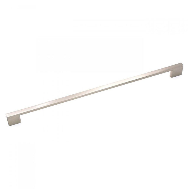 RK International - 320mm c/c Square Box Rail Bar Pull - Satin Nickel