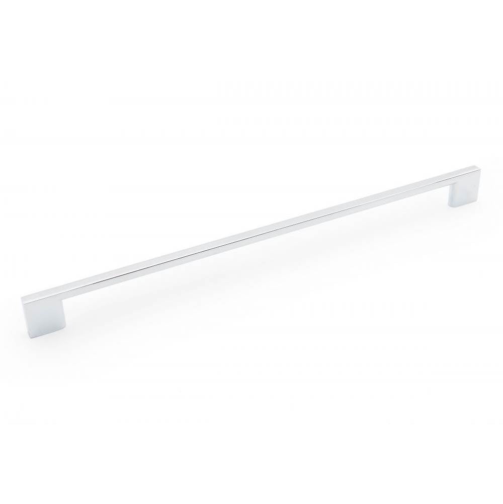 RK International - 320mm c/c Square Box Rail Bar Pull - Polished Chrome