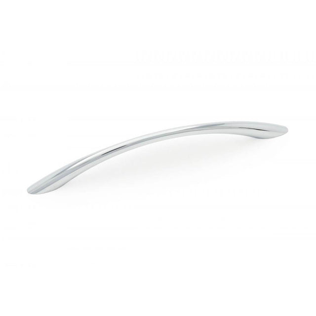 RK International - 160mm c/c Curved Pull - Polished Chrome