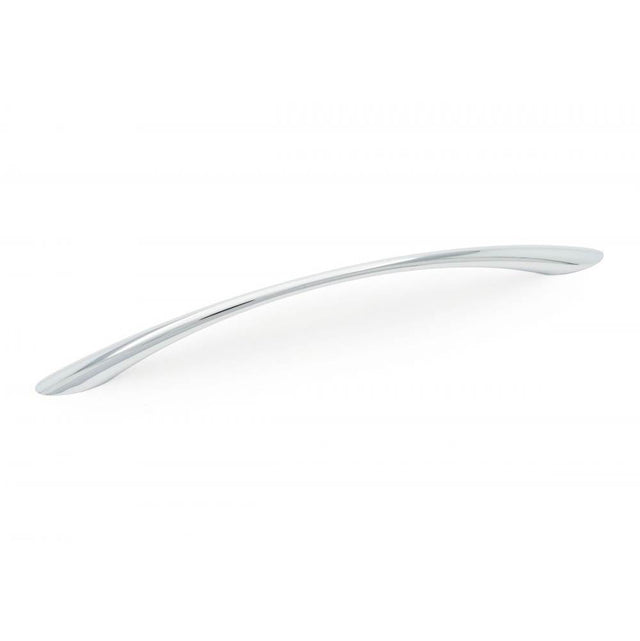 RK International - 224mm c/c Curved Pull - Polished Chrome