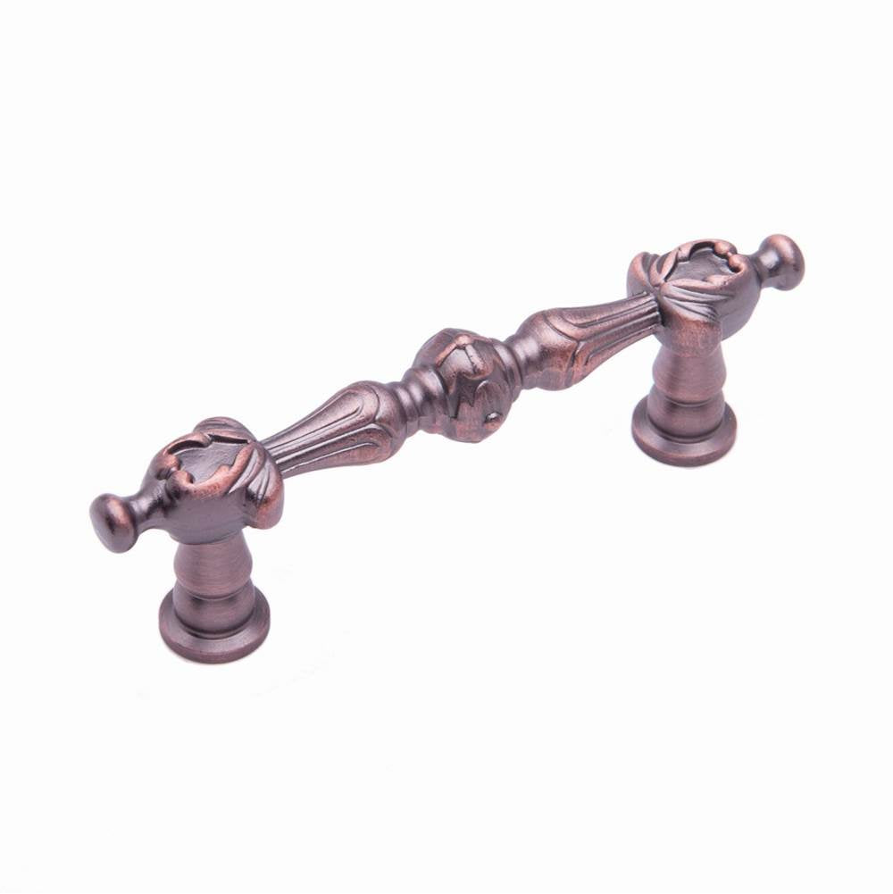 RK International - 3'' c/c Augustine Pull - Distressed Copper