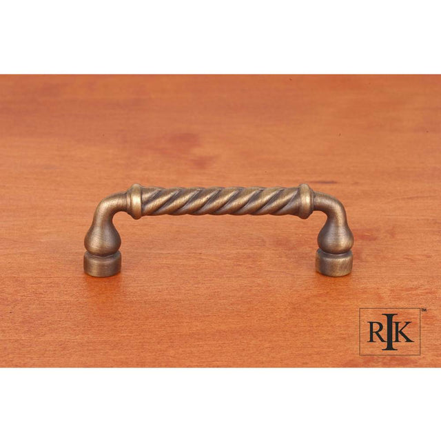 RK International - 3'' c/c Twisted Pull - Antique English