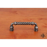 RK International - 3'' c/c Twisted Pull - Distressed Nickel