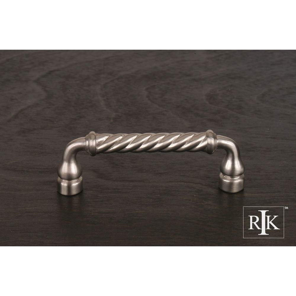 RK International - 3'' c/c Twisted Pull - Satin Nickel