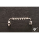 RK International - 3'' c/c Twisted Pull - Satin Nickel