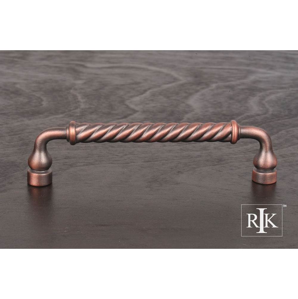 RK International - 5'' c/c Twisted Pull - Distressed Copper