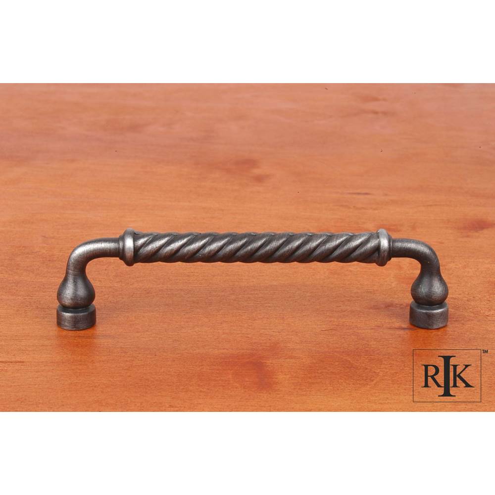 RK International - 5'' c/c Twisted Pull - Distressed Nickel