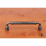 RK International - 5'' c/c Twisted Pull - Distressed Nickel