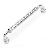 RK International - 5'' c/c Twisted Pull - Polished Nickel
