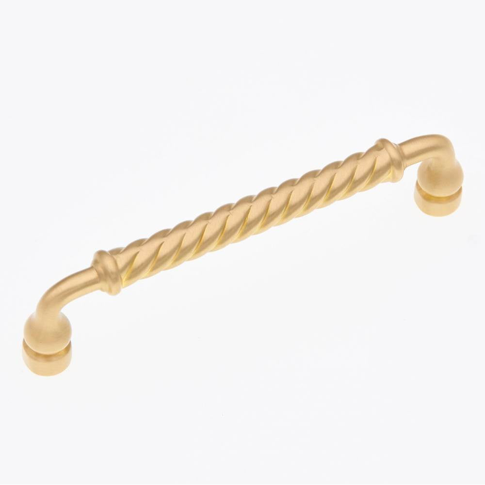 RK International - 5'' c/c Twisted Pull - Satin Brass