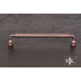 RK International - 8'' c/c Twisted Pull - Distressed Copper