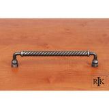 RK International - 8'' c/c Twisted Pull - Distressed Nickel