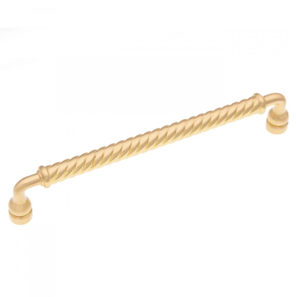 RK International - 8'' c/c Twisted Pull - Satin Brass