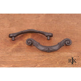 RK International - 3'' c/c Ornate Curved Drop Pull - Oil Rubbed Bronze