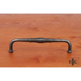 RK International - 5'' c/c Barrel Middle Pull - Distressed Nickel