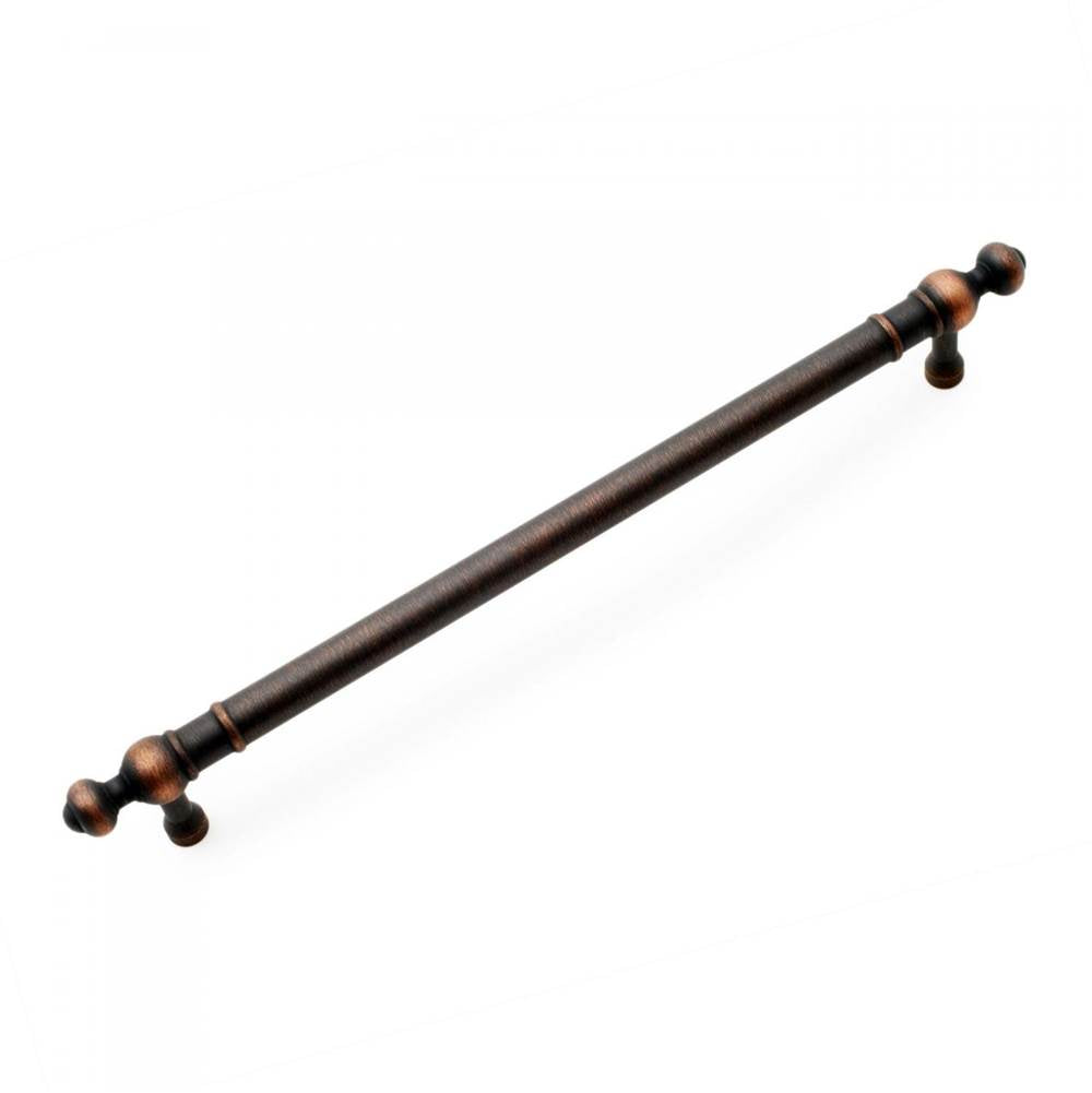 RK International - 8'' c/c Plain Pull with Decorative Ends - Valencia Bronze