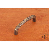 RK International - 3'' c/c Lines and Crosses Pull - Antique English