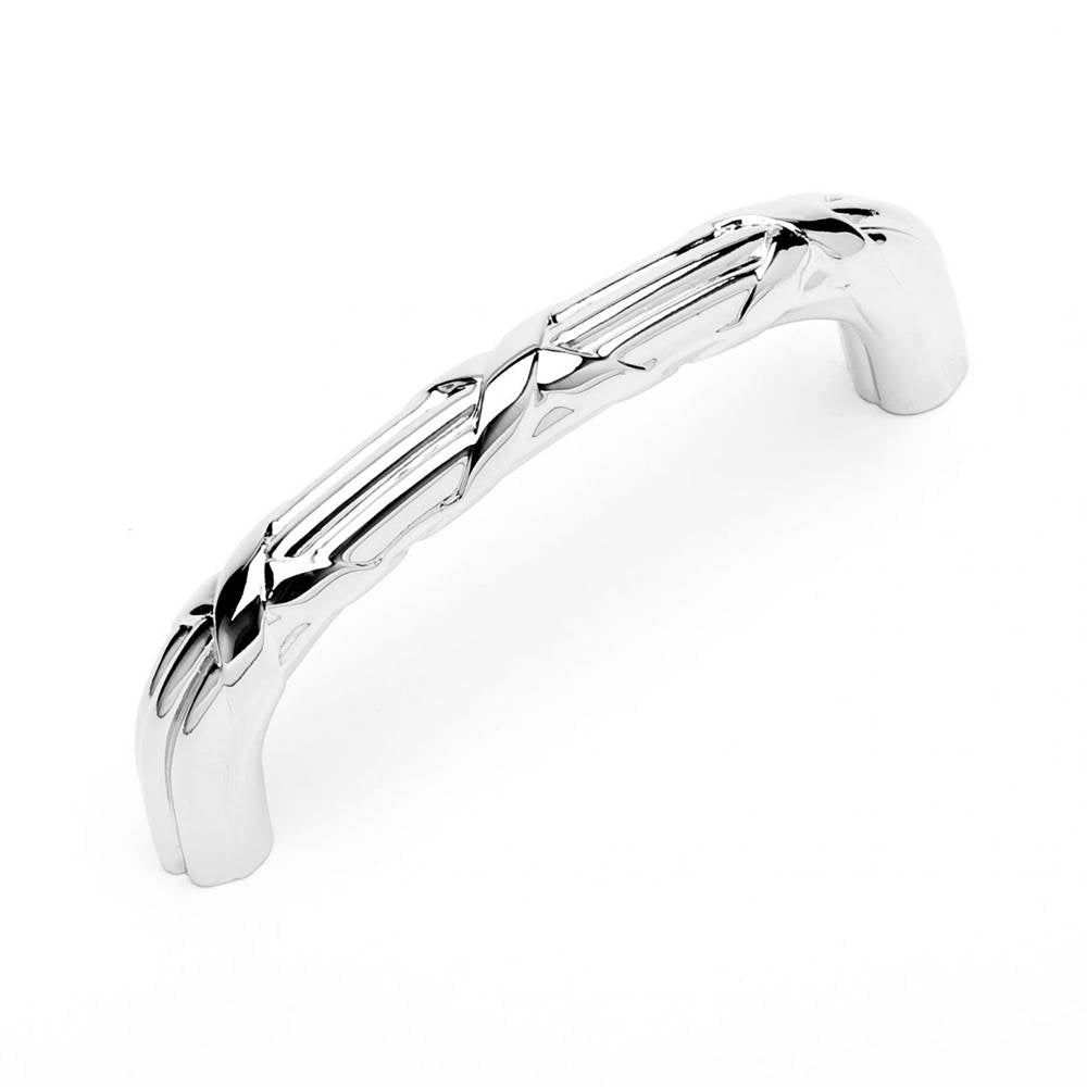 RK International - 3'' c/c Lines and Crosses Pull - Polished Nickel
