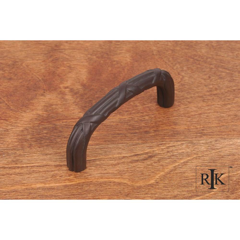 RK International - 3'' c/c Lines and Crosses Pull - Oil Rubbed Bronze