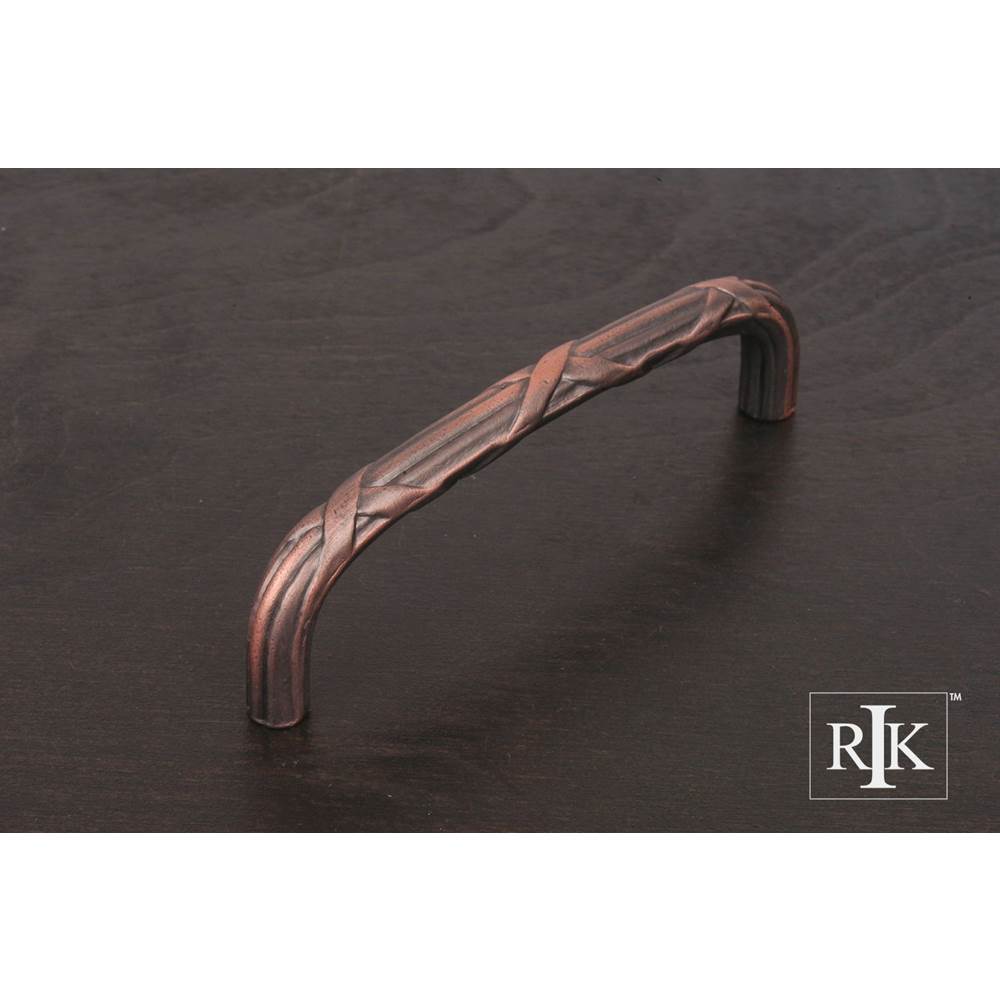 RK International - 5'' c/c Lines and Crosses Pull - Distressed Copper