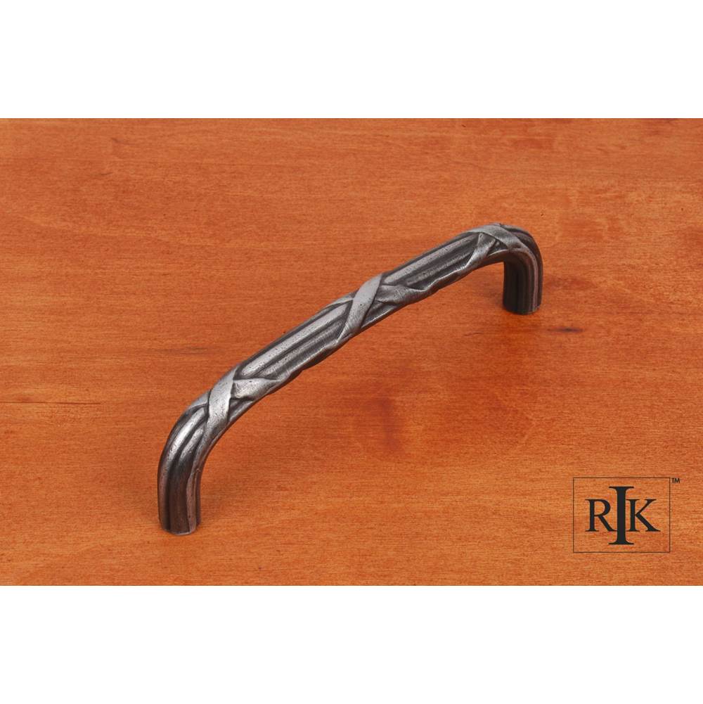 RK International - 5'' c/c Lines and Crosses Pull - Distressed Nickel