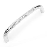 RK International - 5'' c/c Lines and Crosses Pull - Polished Nickel