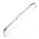 RK International - 8'' c/c Lines and Crosses Pull - Polished Nickel