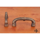 RK International - 3'' c/c Bow Pull with Petals and Solid Line - Antique English