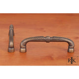 RK International - 5'' c/c Bow Pull with Petals and Solid Line - Antique English