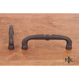 RK International - 5'' c/c Bow Pull with Petals and Solid Line - Oil Rubbed Bronze