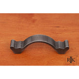 RK International - 3'' c/c Wavy Contoured Pull with Lines - Distressed Nickel