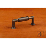 RK International - 3'' c/c Cylinder Middle Pull - Antique English