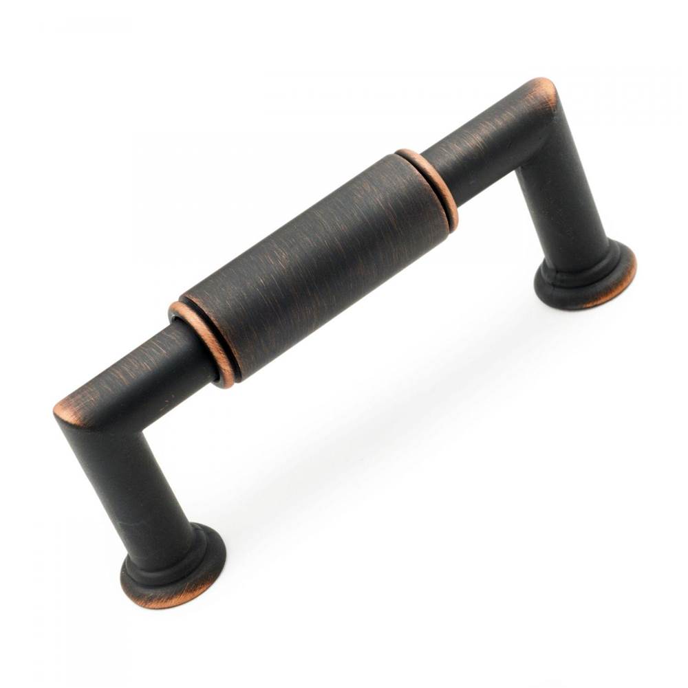 RK International - 3'' c/c Cylinder Middle Pull - Valencia Bronze
