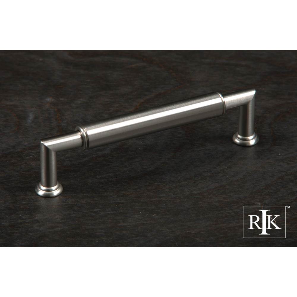 RK International - 5'' c/c Cylinder Middle Pull - Satin Nickel