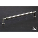 RK International - 8'' c/c Cylinder Middle Pull - Satin Nickel