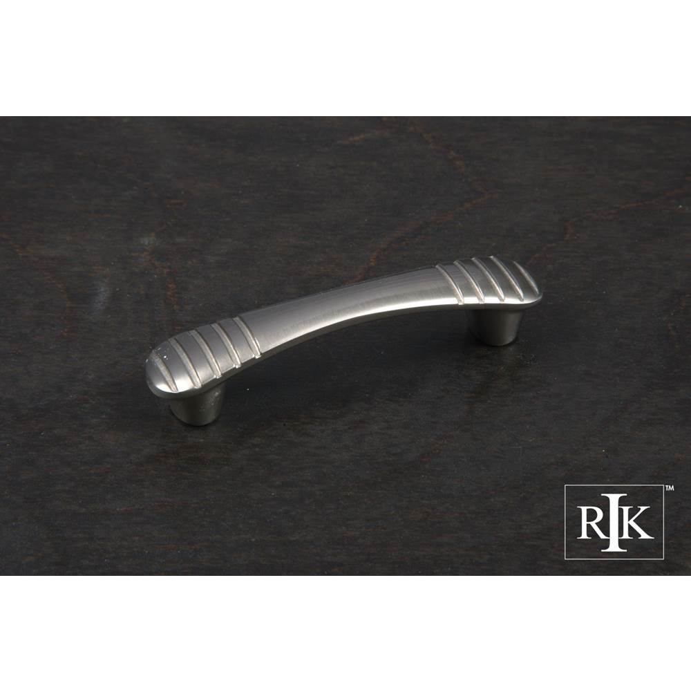 RK International - 3'' c/c Ridges  at  Edge Pull - Satin Nickel