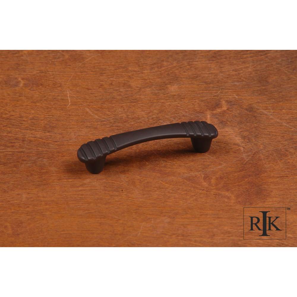 RK International - 3'' c/c Ridges  at  Edge Pull - Oil Rubbed Bronze