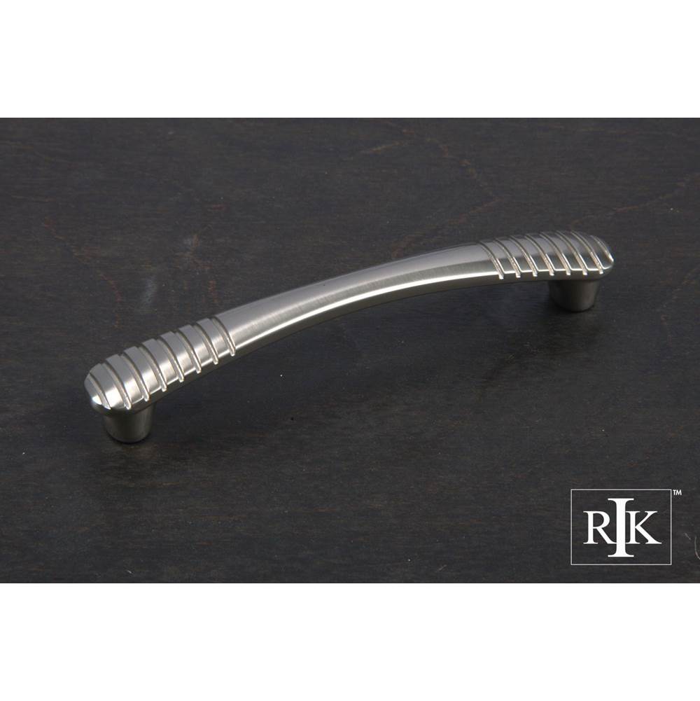RK International - 5'' c/c Ridges  at  Edge Pull - Satin Nickel