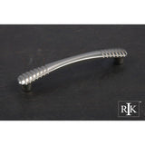 RK International - 5'' c/c Ridges  at  Edge Pull - Satin Nickel