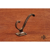 RK International - Plain Coat and Hat Hook - Antique English