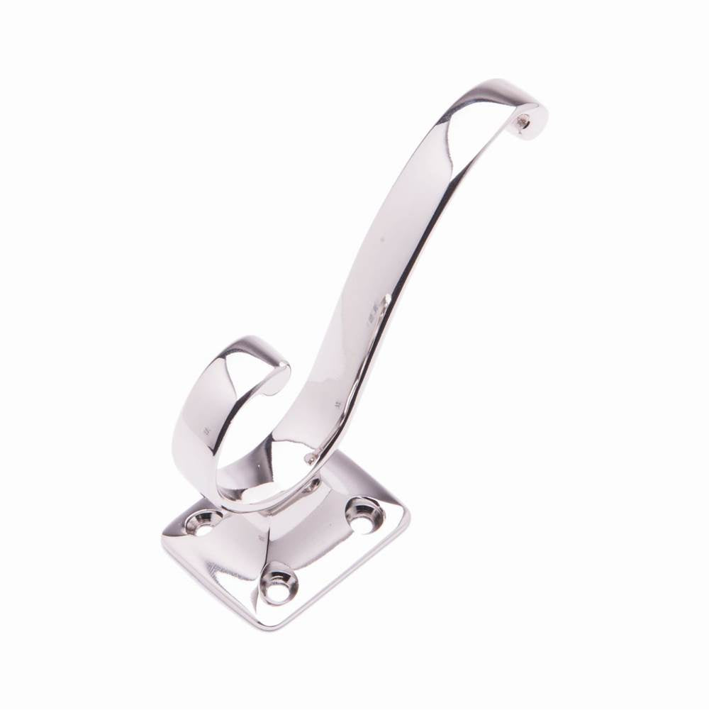 RK International - Plain Coat and Hat Hook - Polished Nickel