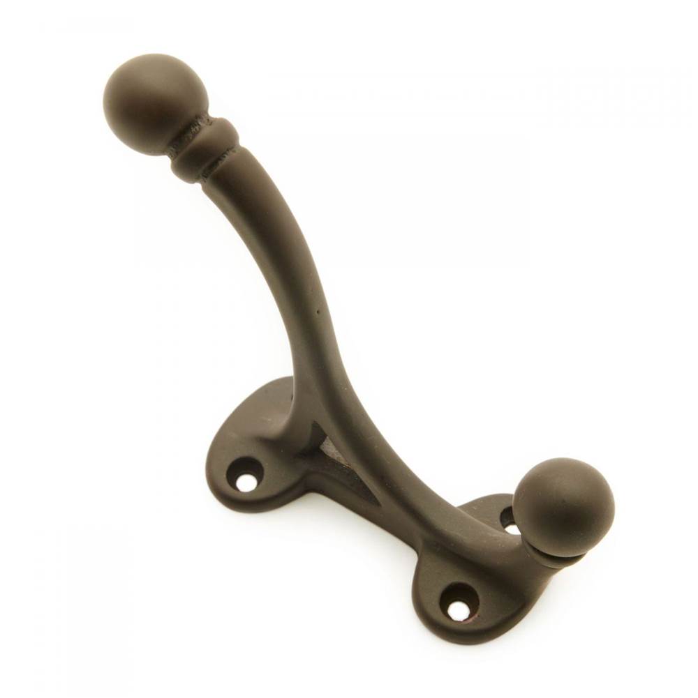 RK International - Double Base Coat and Hat Hook - Oil Rubbed Bronze
