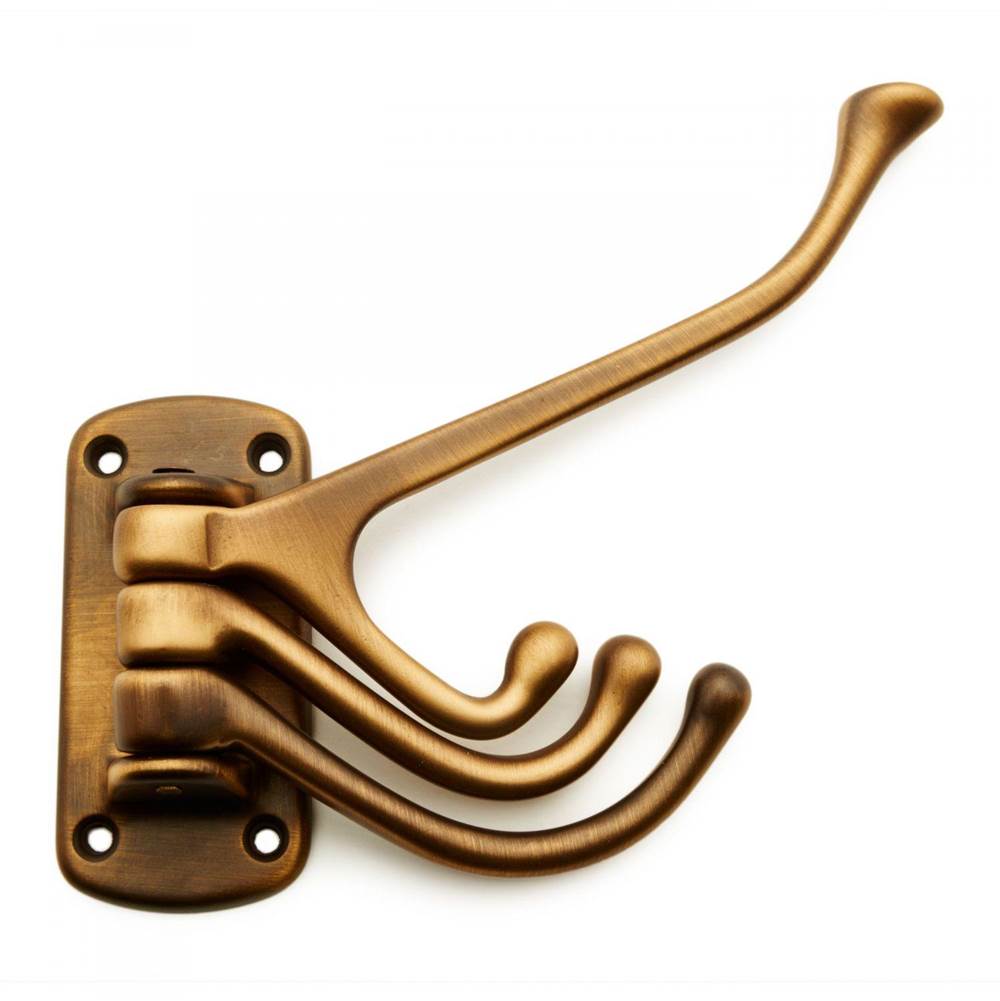 RK International - Triple Pronged Hook - Antique English