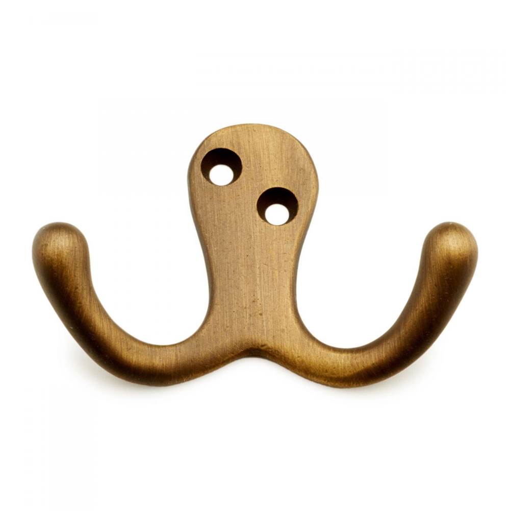 RK International - Two Pronged Flared Small Hook - Antique English